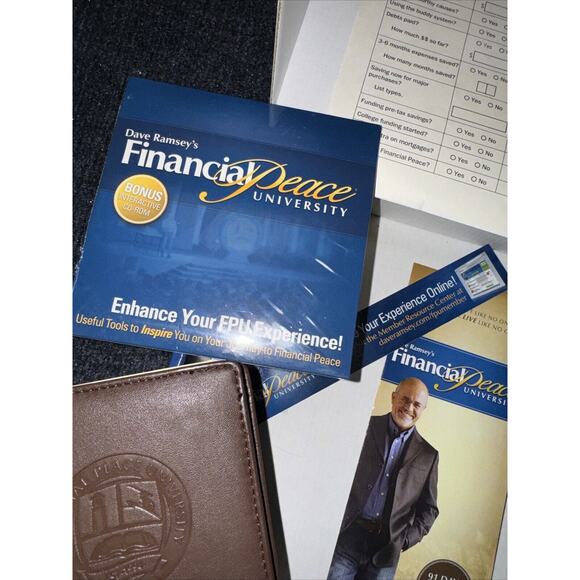 Financial Peace University 16 Audio CD set w Brown Case 2008 Envelope System +++ - Picture 7 of 16